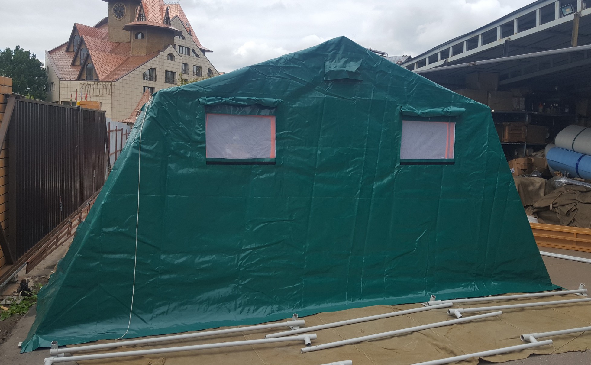 Армейская каркасная палатка ЧС-25