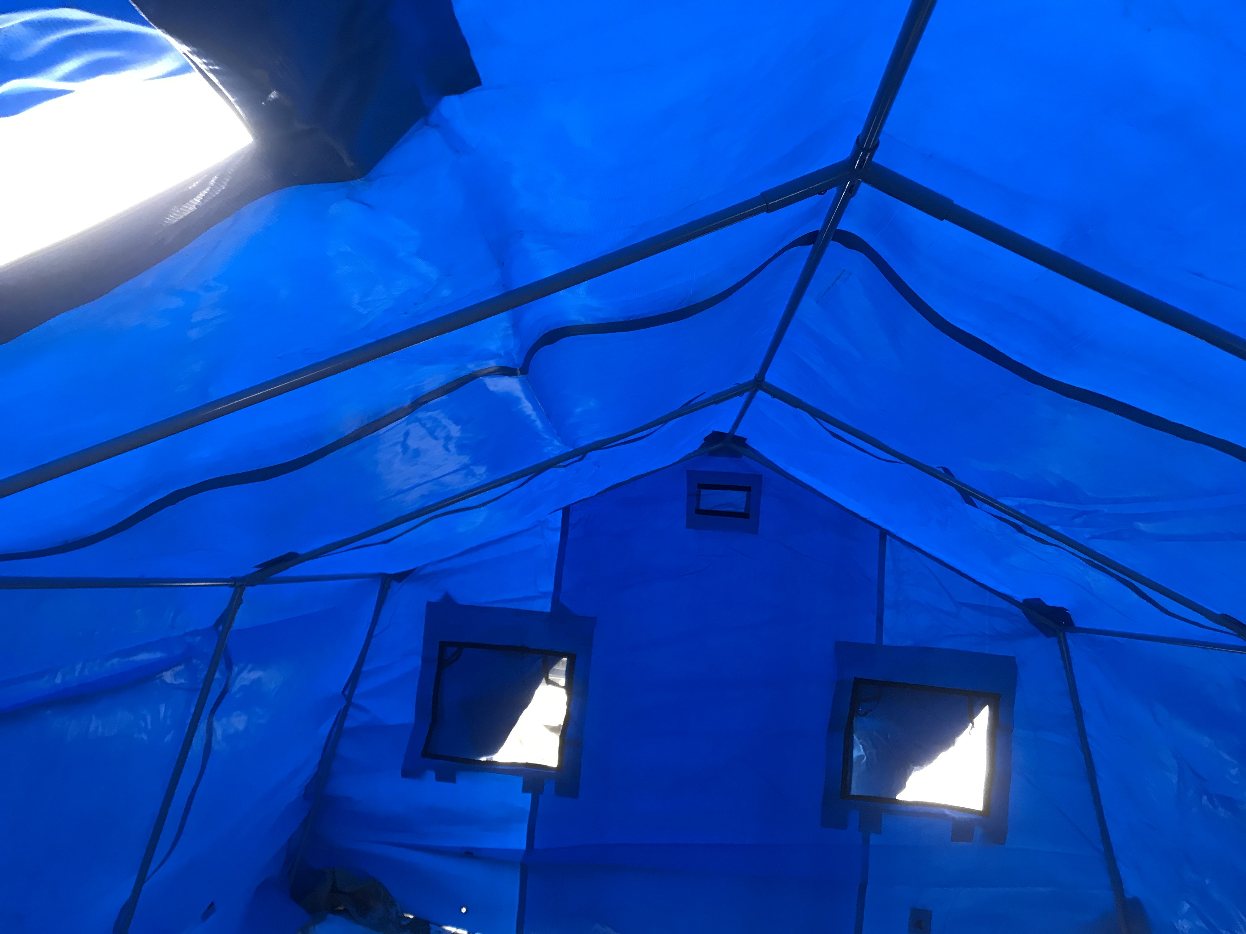 Армейская каркасная палатка М-10