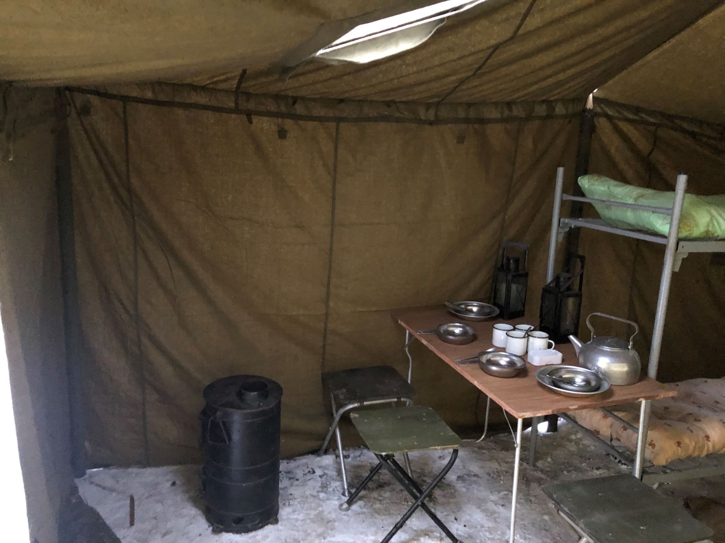 Палатка «Гарнизон-8» комбинированная