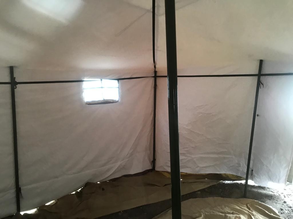 Палатка УСТ-56 зимняя (на металлических стойках)