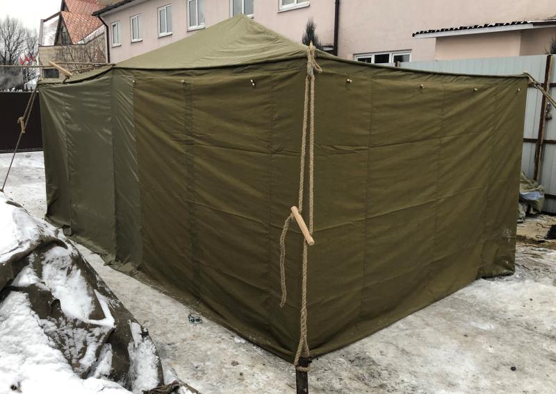 Палатка «Гарнизон-8» комбинированная